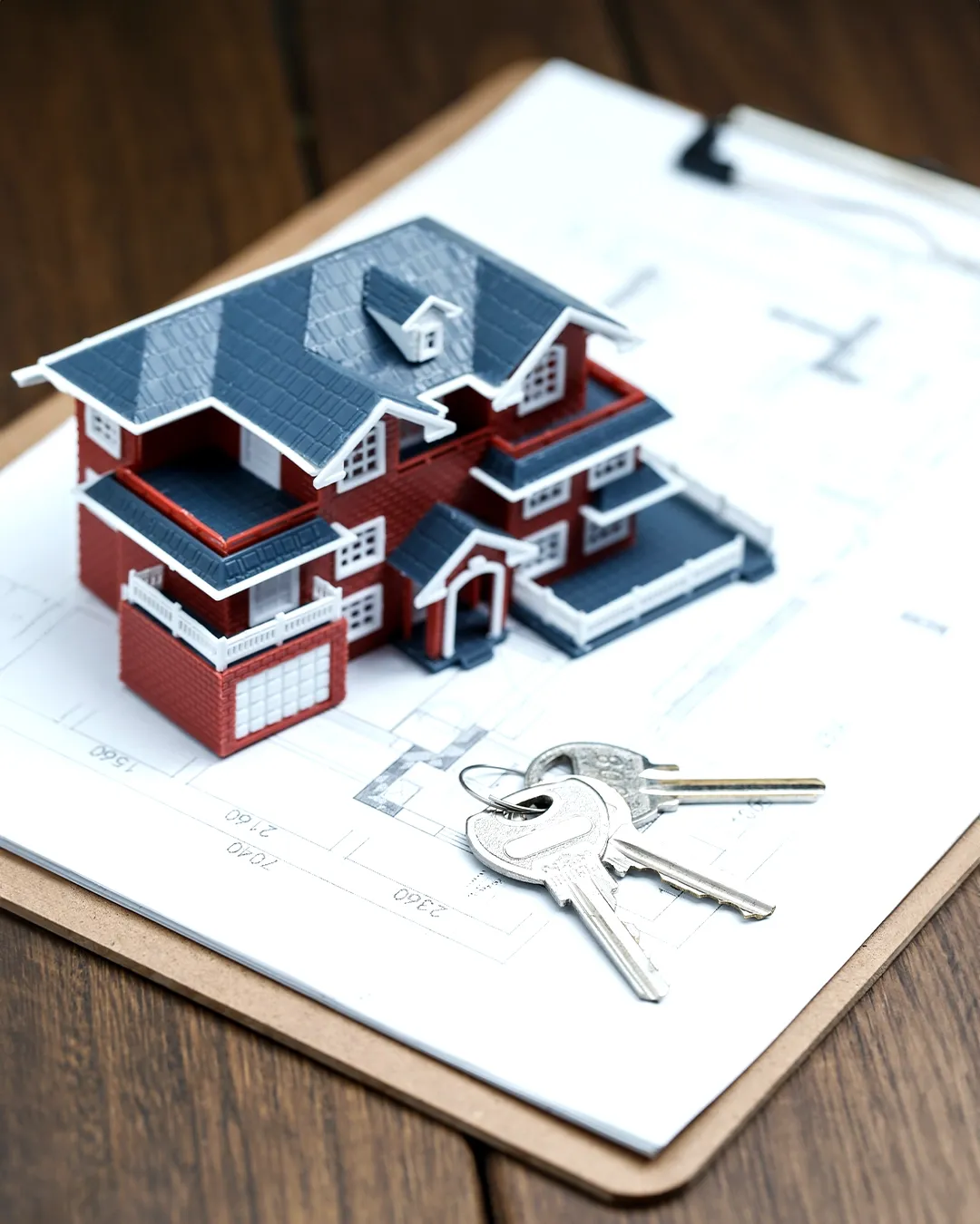 Landeed app interface showing property title search results