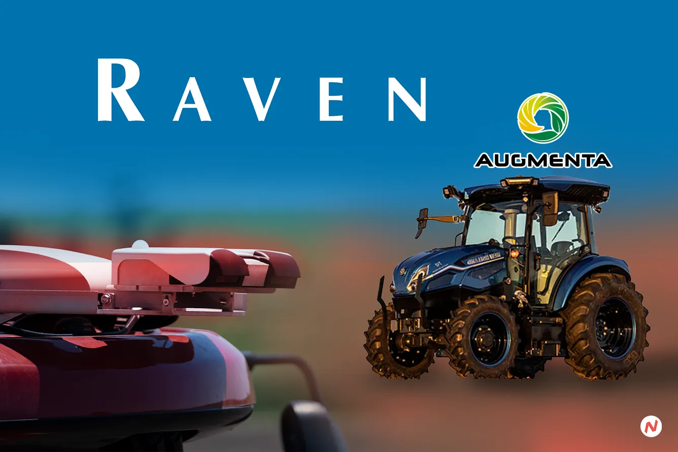 Augmenta AI-powered Field Analyzer on a farm tractor