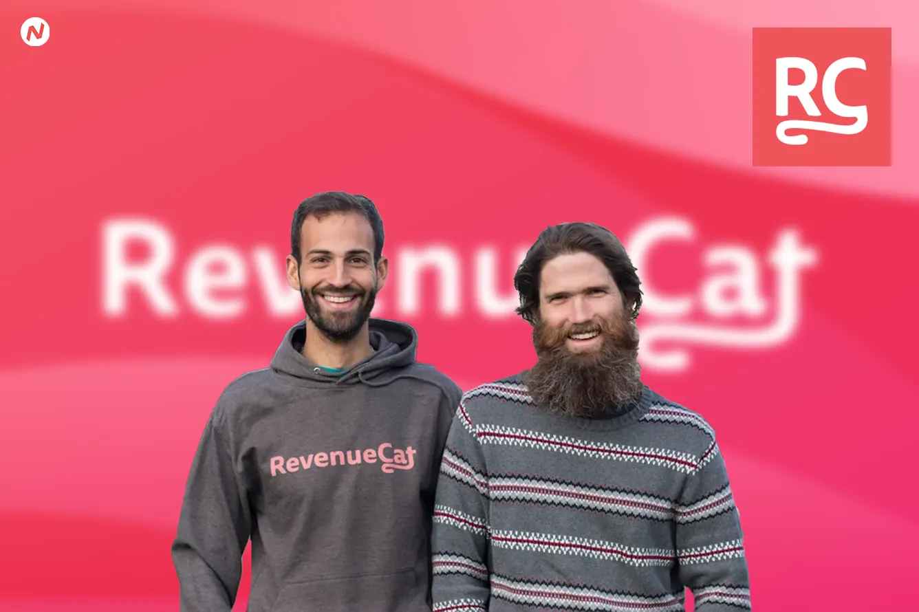 RevenueCat CEO Jacob Eiting alongside company logo