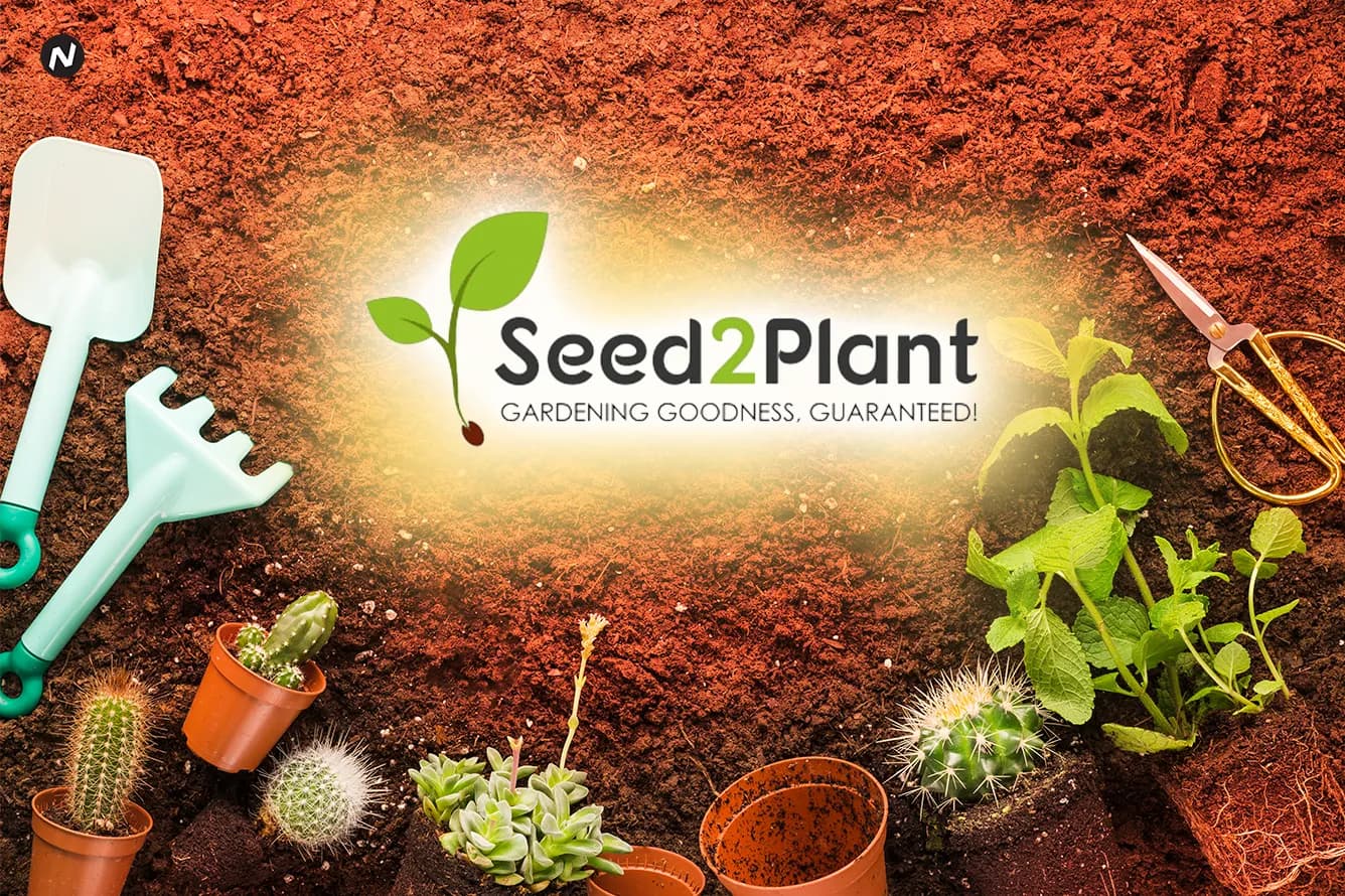 Seed2Plant gardening supplies including grow bags, seeds, and plants for sustainable agriculture