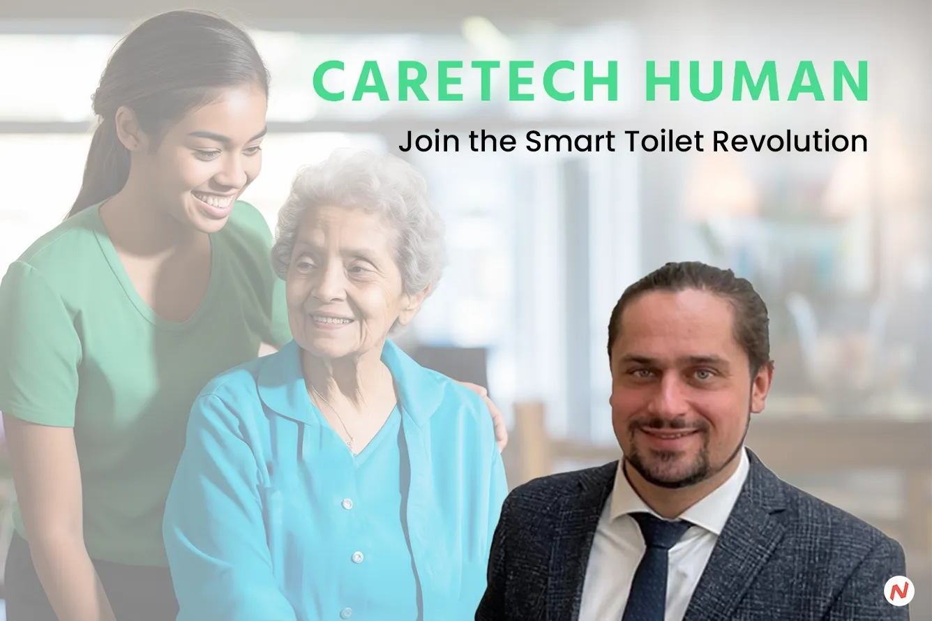 CareTech Human's toilet-integrated remote patient health monitoring device and Dr. Dan Matsui