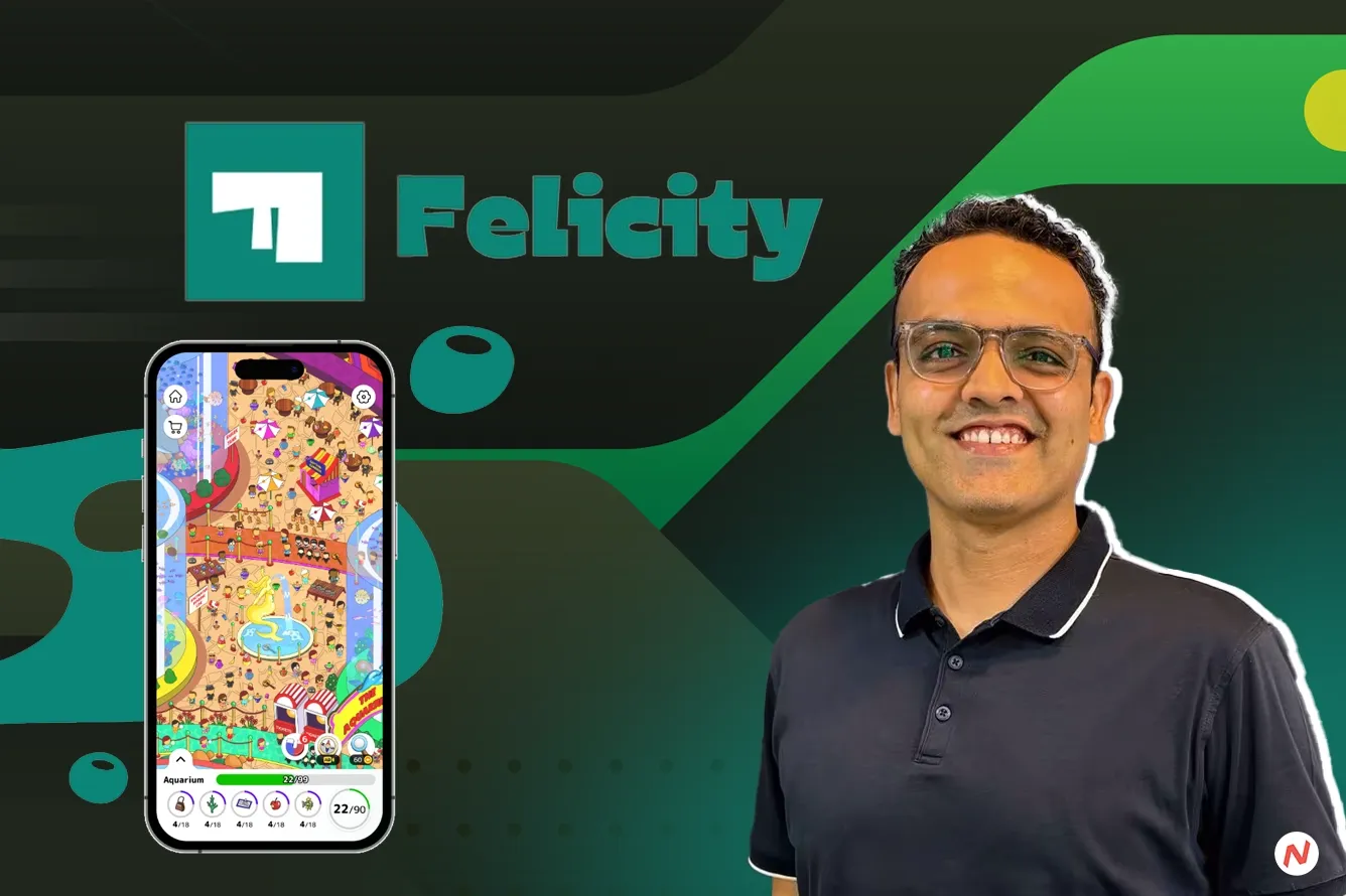 Felicity Games logo with founders and investors; company raised $700K pre-seed from DeVC and Visceral Capital