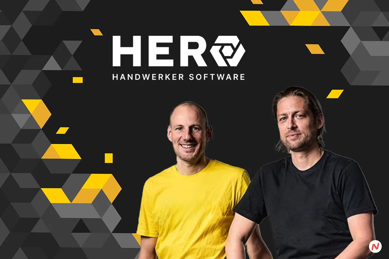 HERO Software logo — SaaS platform for tradesmen SMEs in the DACH region, raises €40M Series B