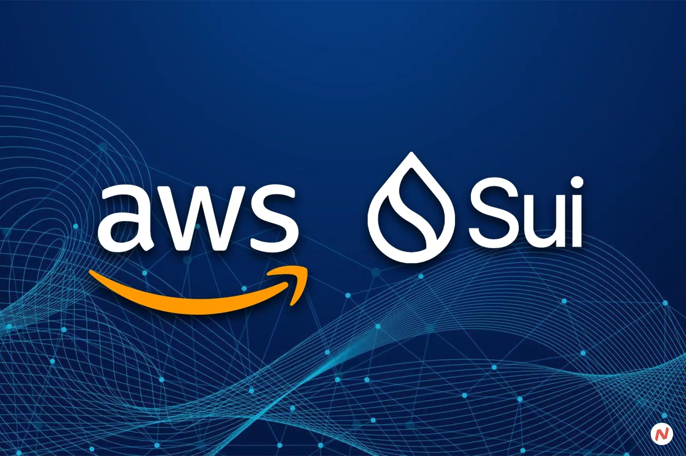 Sui Foundation and AWS partnership announcement for Blockchain Node Runners on Sui, with Navi protocol as the first customer