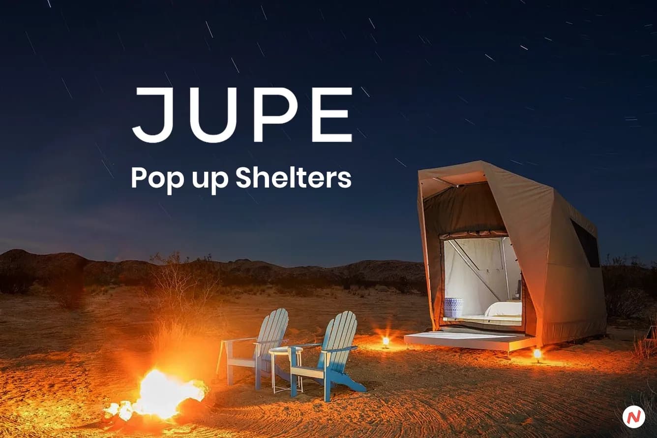 Jupe sustainable off-grid shelter from Austin, Texas, founded by Jeff Wilson and Antonio Gonzalez