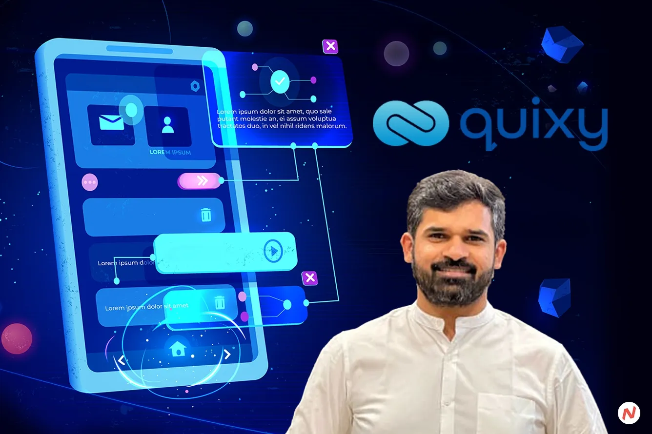 Quixy no-code platform founder Gautam Nimmagadda digital transformation enterprise applications