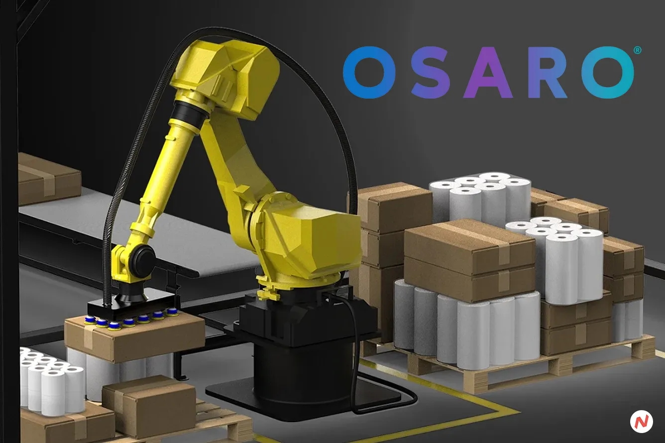 OSARO AI-powered robotic depalletization system for warehouse automation and supply chain resilience
