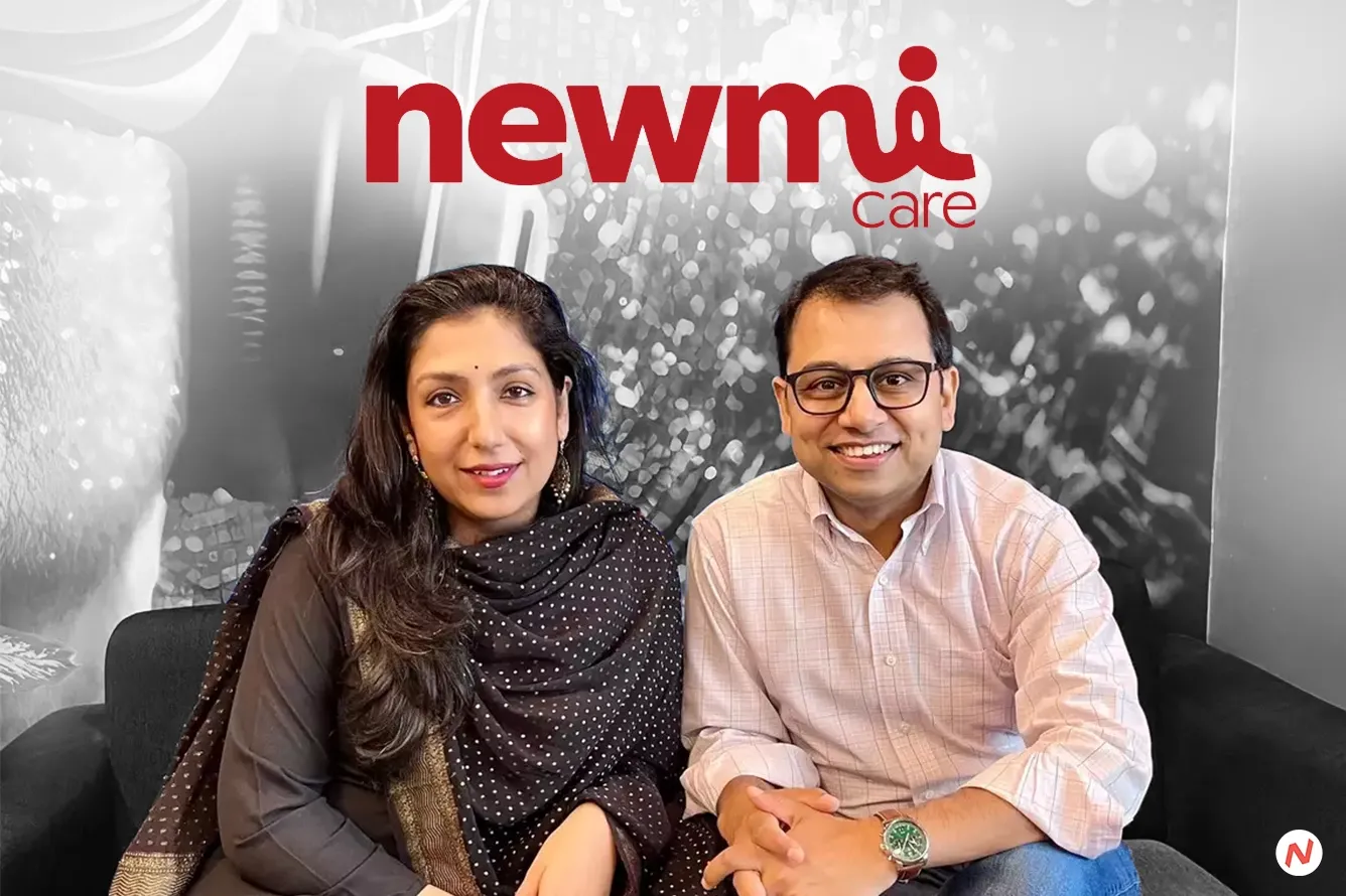 Newmi Care founder(s) and logo. The women-focused wellness startup raised $1.5 million in seed funding led by Sprout Venture