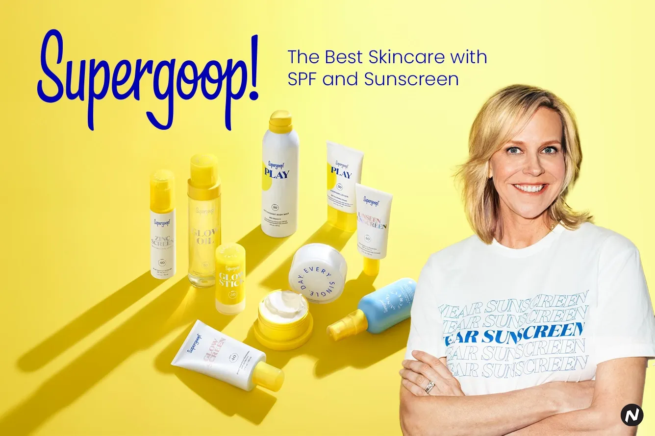 Supergoop skincare and sun protection products, founded by Holly Thaggard in 2007
