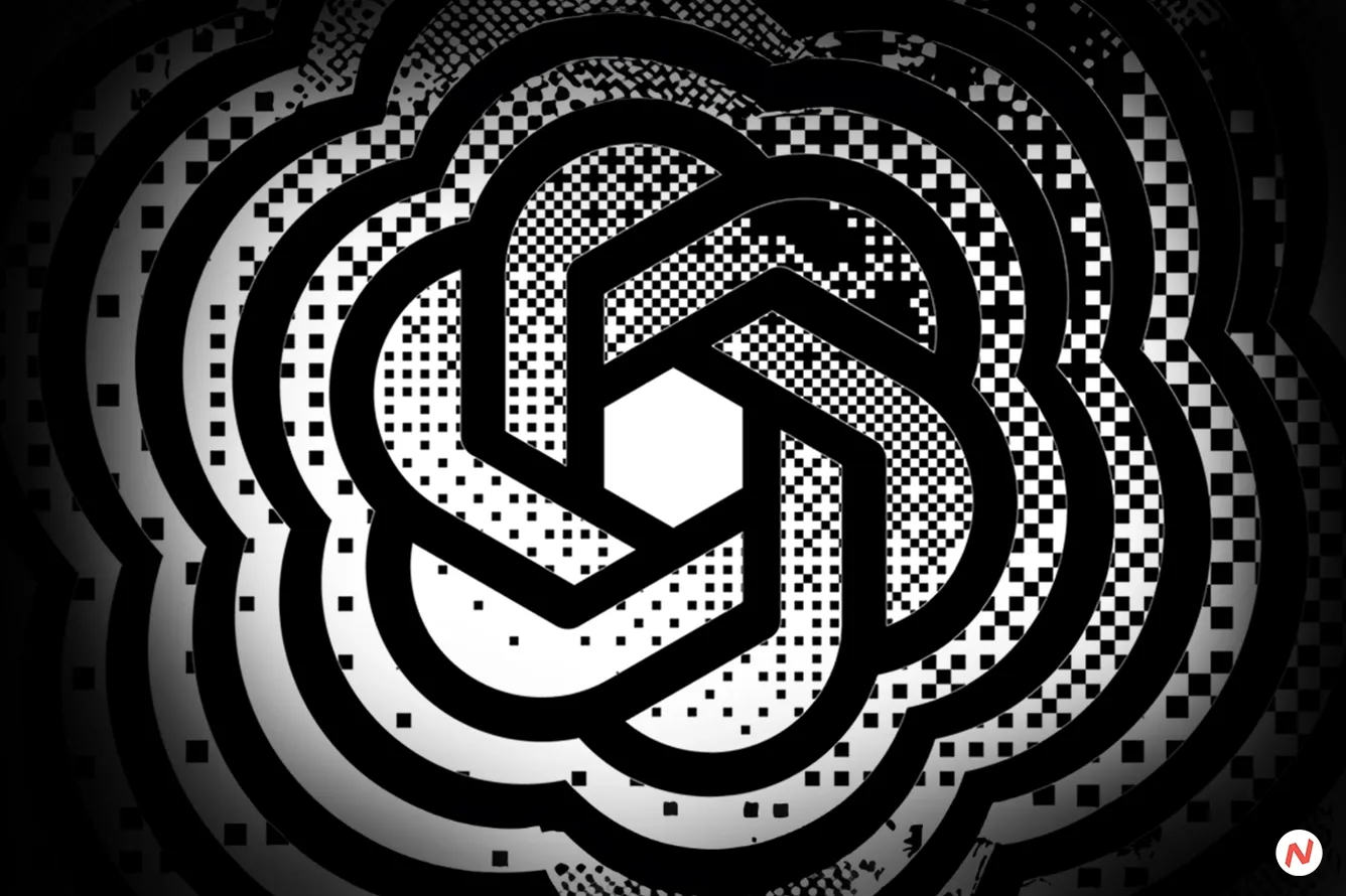 OpenAI logo at its 2024 DevDay event, where it announced the Realtime API and vision fine-tuning for GPT-4o.