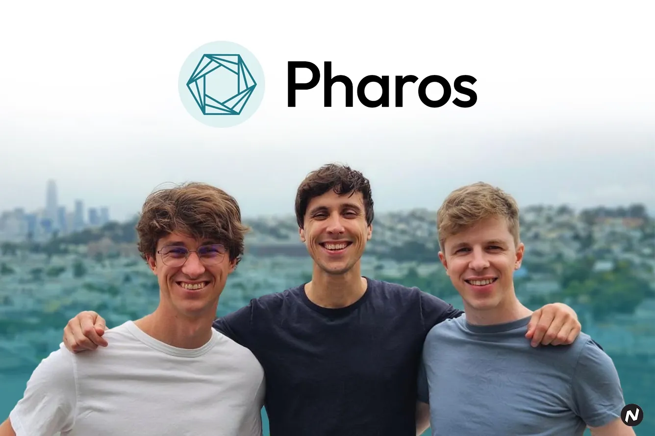 Pharos co-founders Felix Brann, Matthew Jones, and Alex Clarke