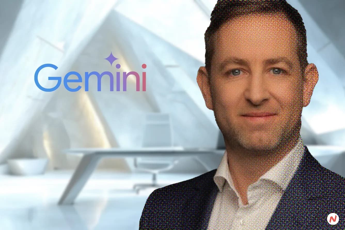 Gemini crypto exchange logo with text about new leadership appointments in Europe and U.K.