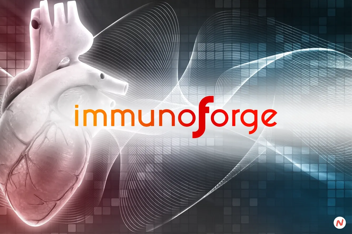 ImmunoForge co-CEOs Sung-min Ahn and Kiho Chang with FDA approval for DMD and CML drug trials