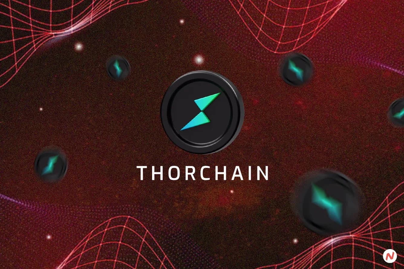 THORChain DeFi protocol logo with RUNE native token and $200M liability crisis concept