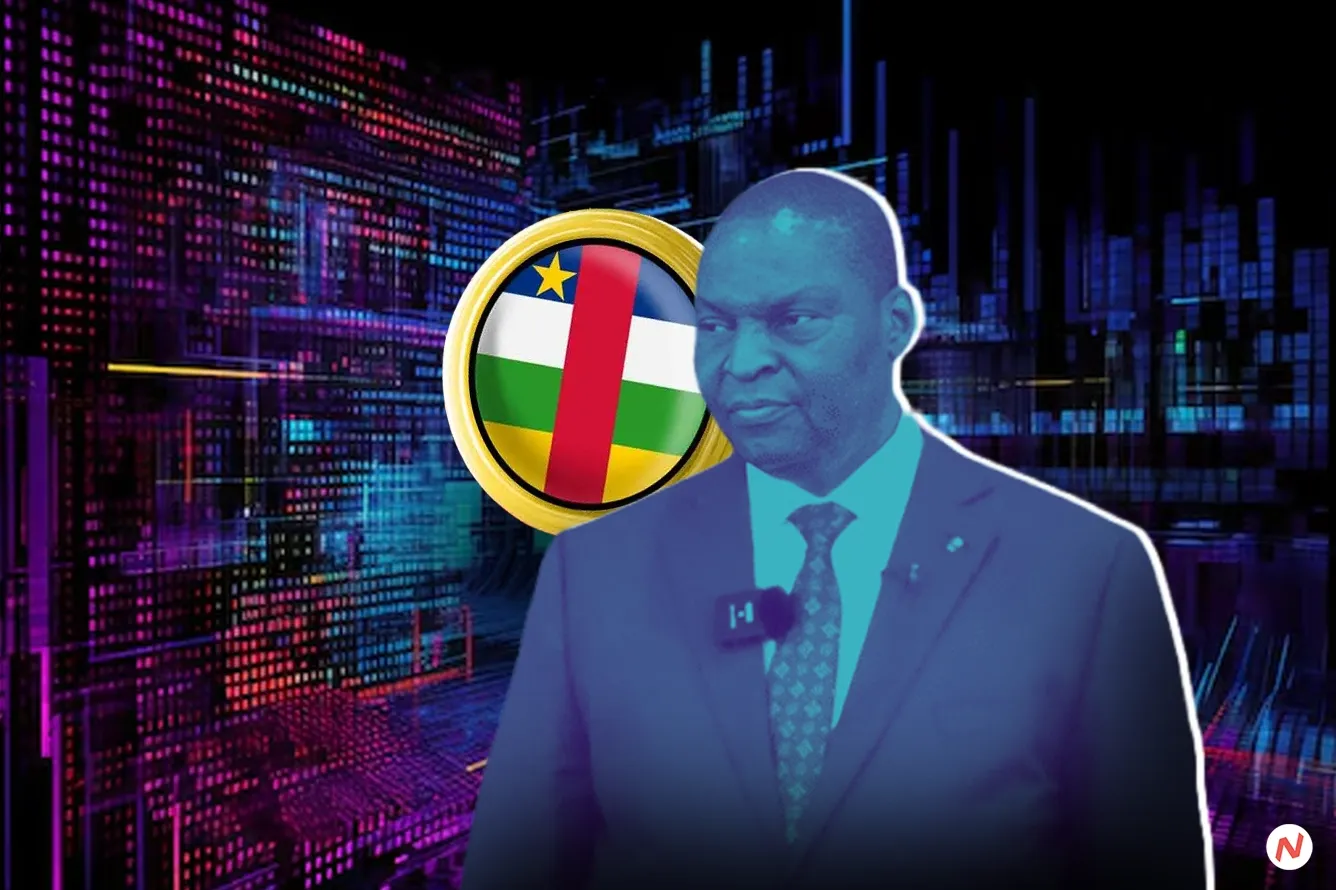 CAR President Faustin-Archange Touadéra's video announcing a national memecoin, flagged by AI detection tools as a potential