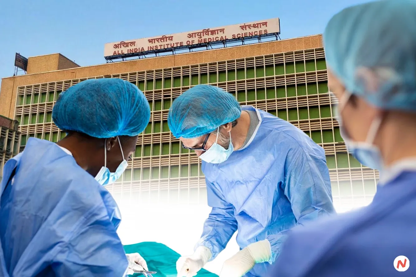 AIIMS Delhi surgical team led by Dr. Asuri Krishna removing a 15kg parasitic twin from a 17-year-old boy