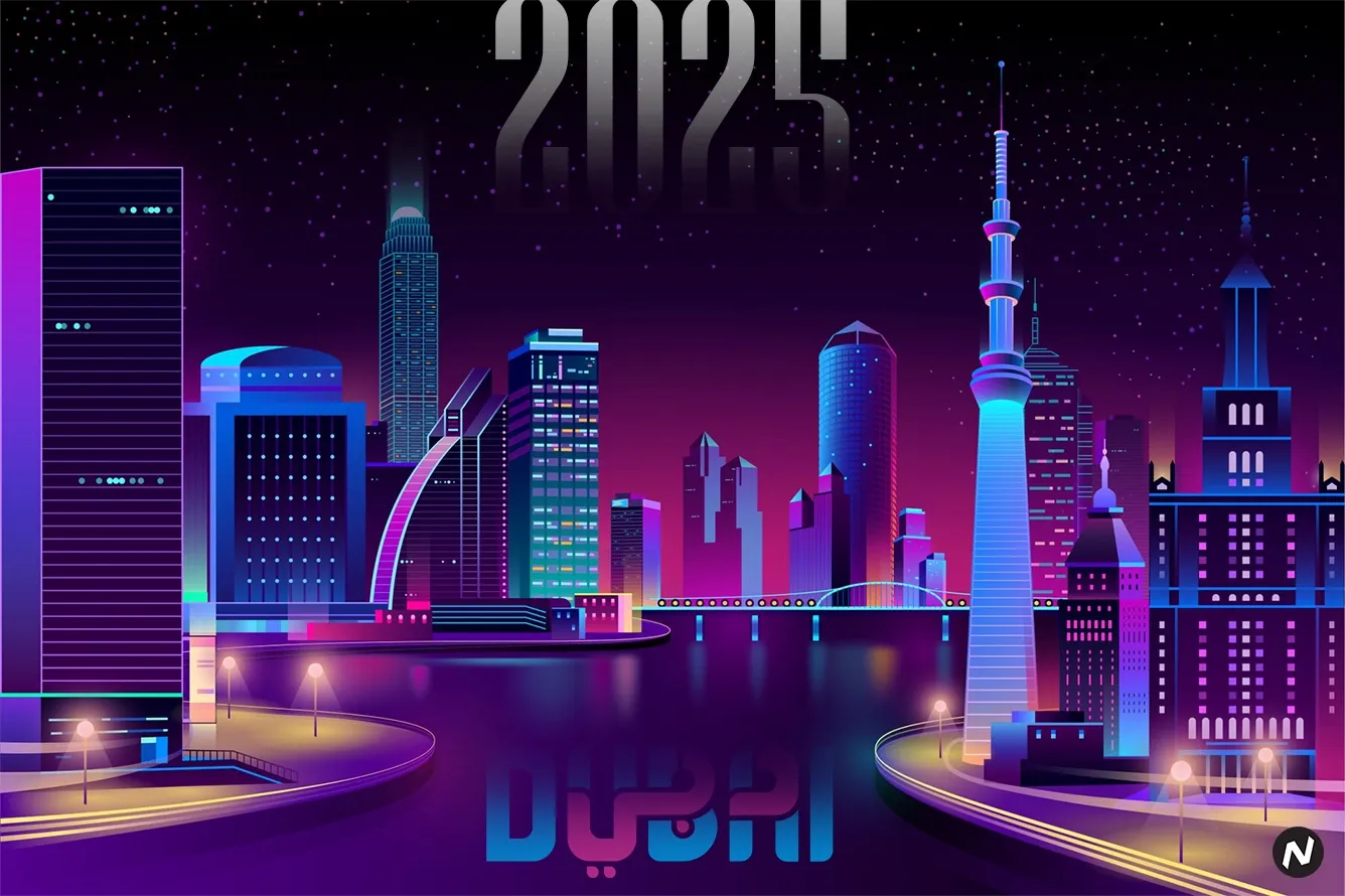 Skyline of Dubai, the most digitally dependent city in 2025 according to ZeroBounce study