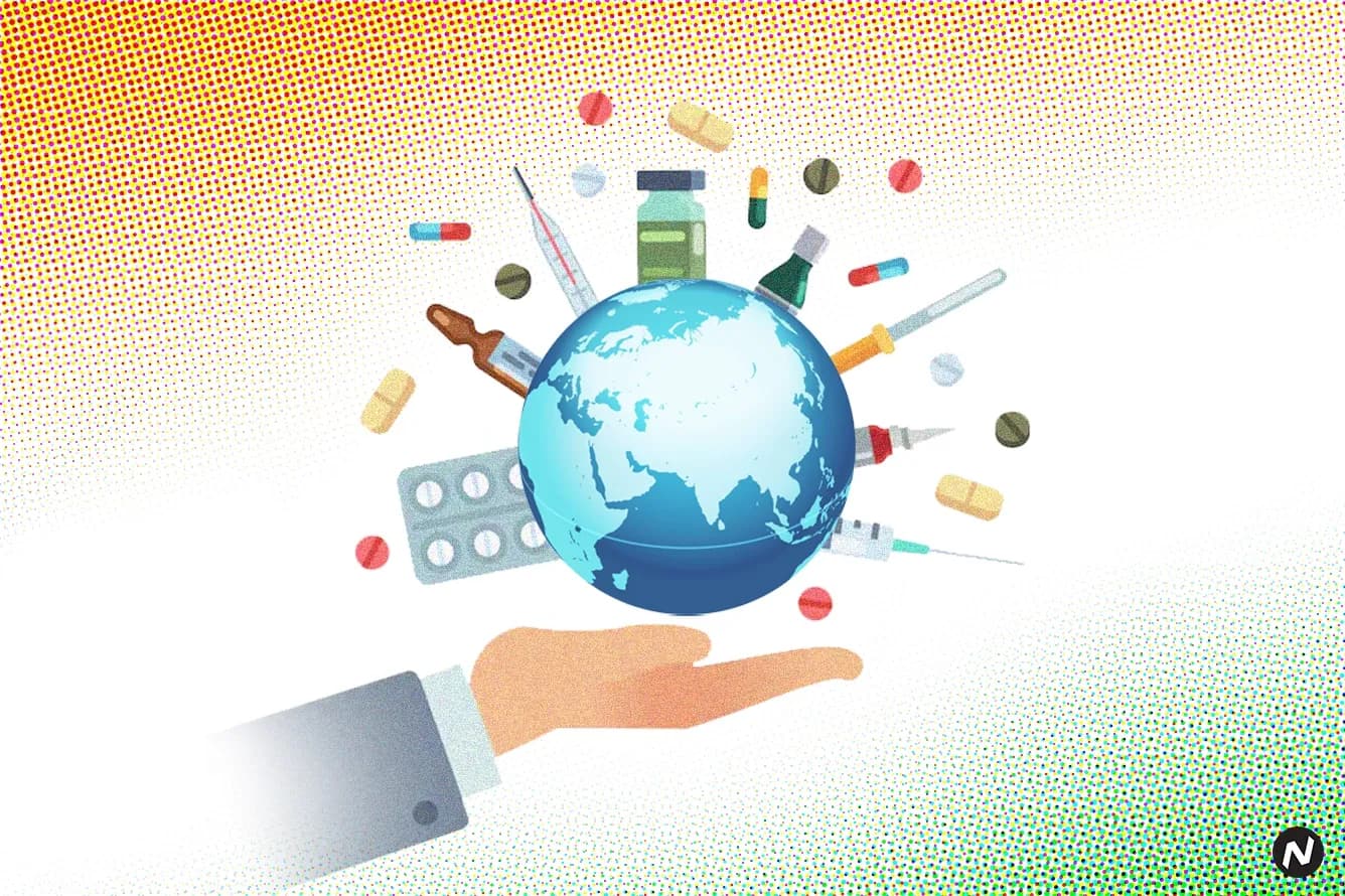 Indian pharmaceutical manufacturing facility; industry faces potential U.S. tariff threats on drug imports