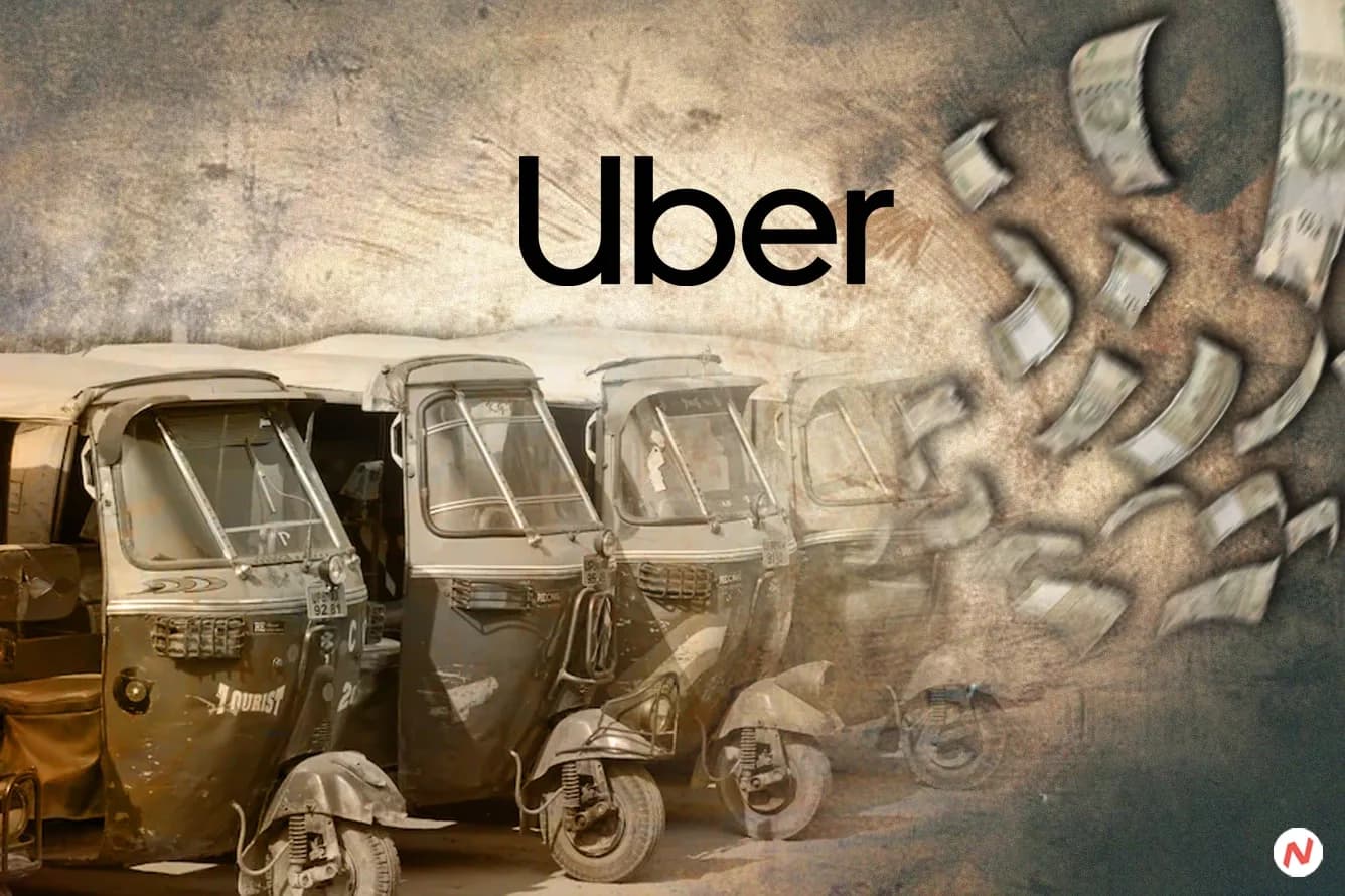 Uber auto-rickshaw service in India with new daily fee model replacing commission-based pricing
