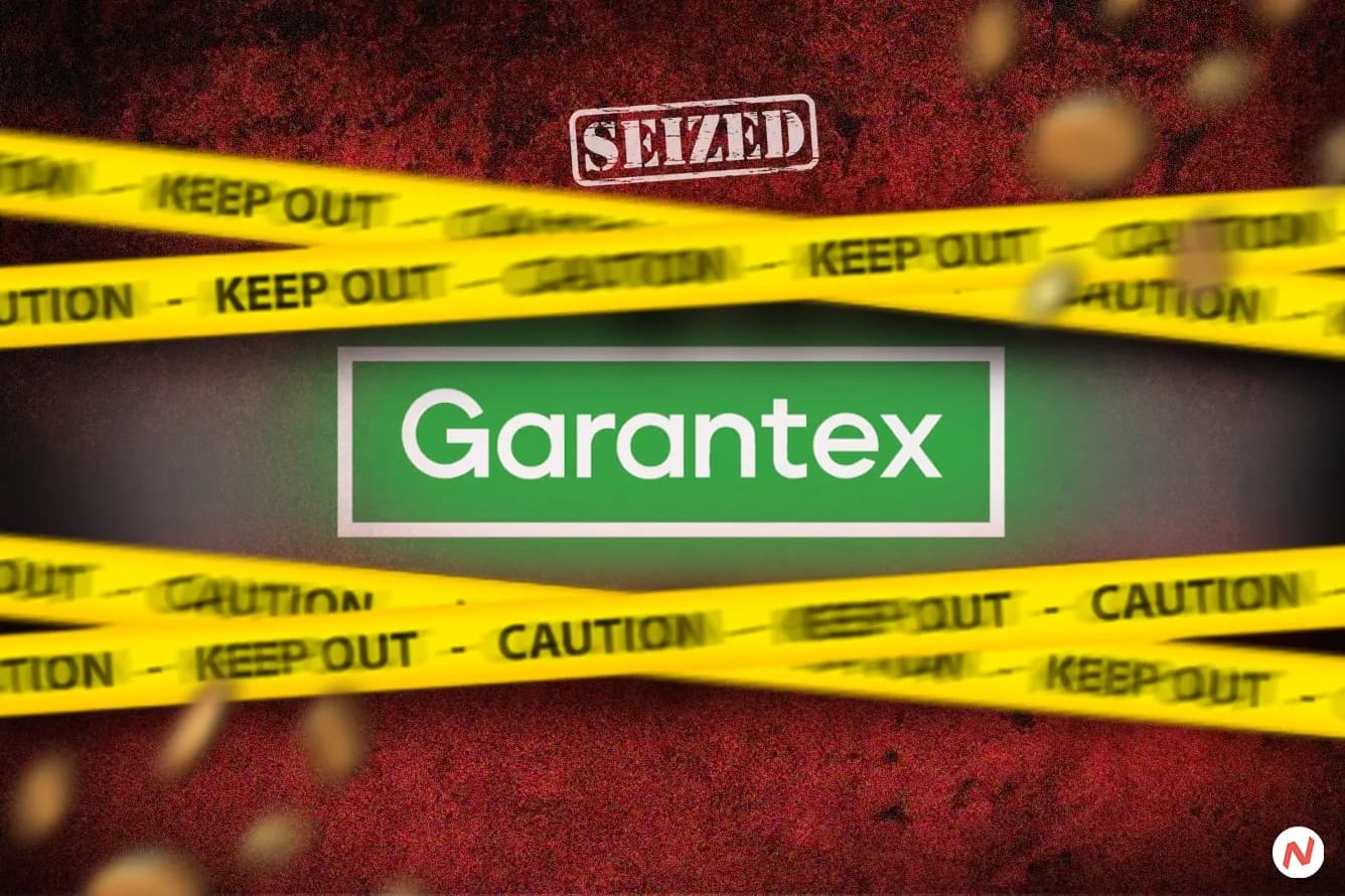 Seized website of Garantex, a Russian cryptocurrency exchange taken over by US Secret Service and international law enforceme