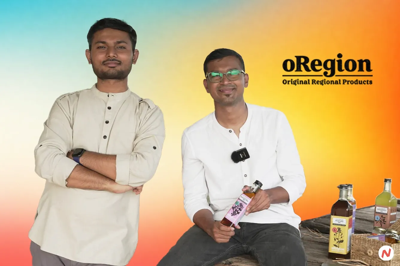 Co-founders Mayank Jadhao and Rajat Nikhade of oRegion, a Vidarbha startup promoting preservative-free natural foods