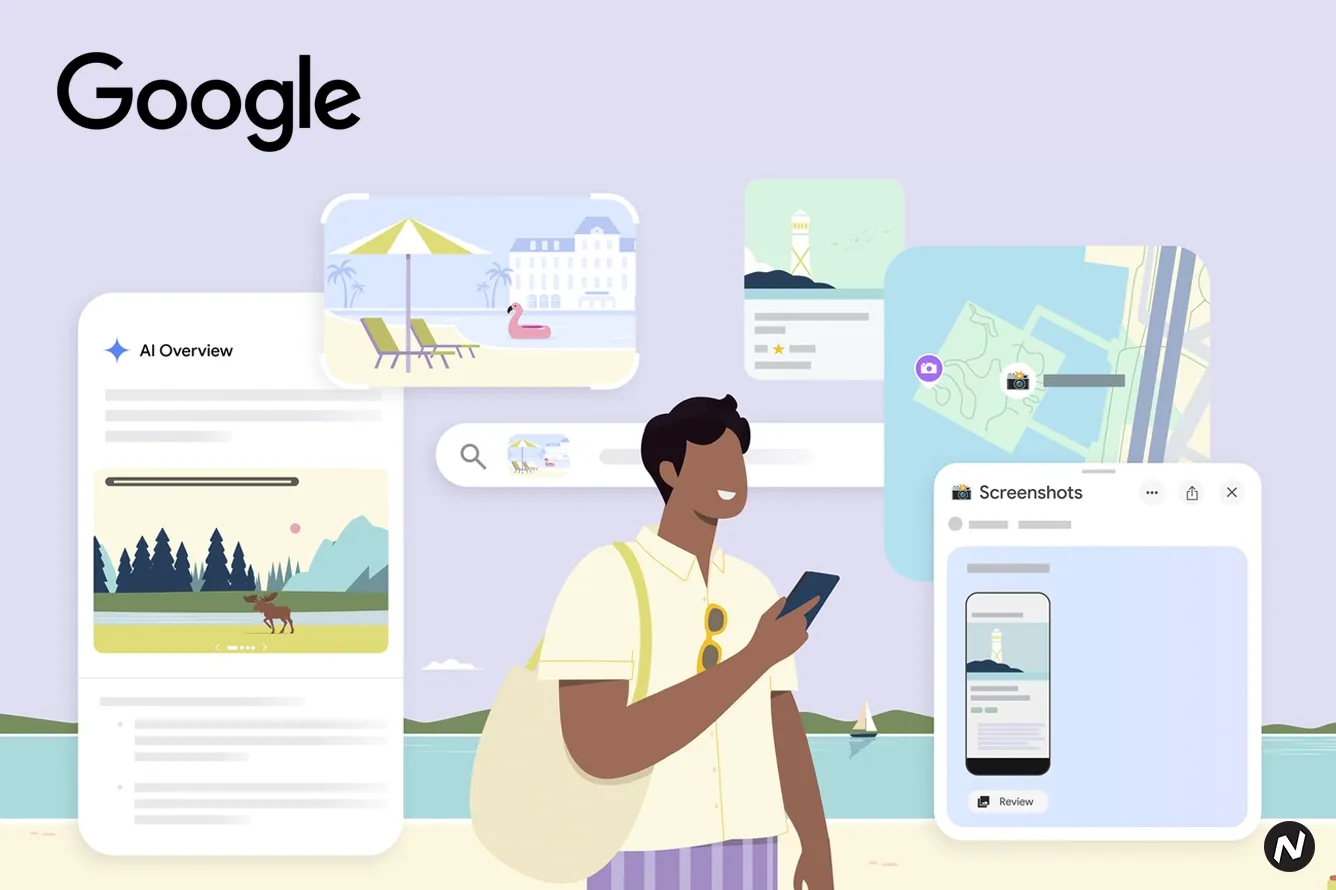 Google AI travel planning features across Search, Maps, and Gemini for vacation itinerary creation