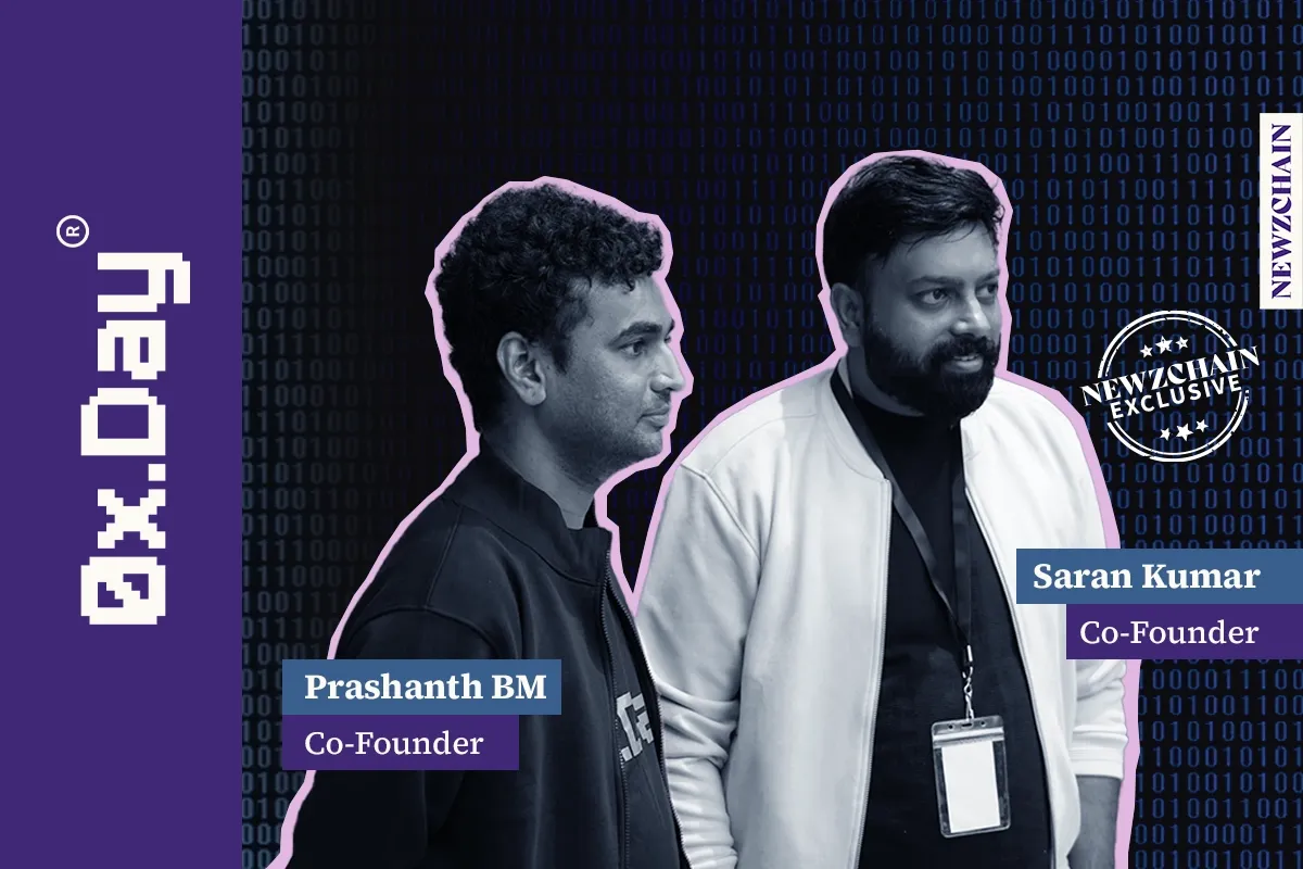 Saran Kumar, Co-Founder of 0xDay, the Bengaluru-based decentralized hackathon infrastructure platform