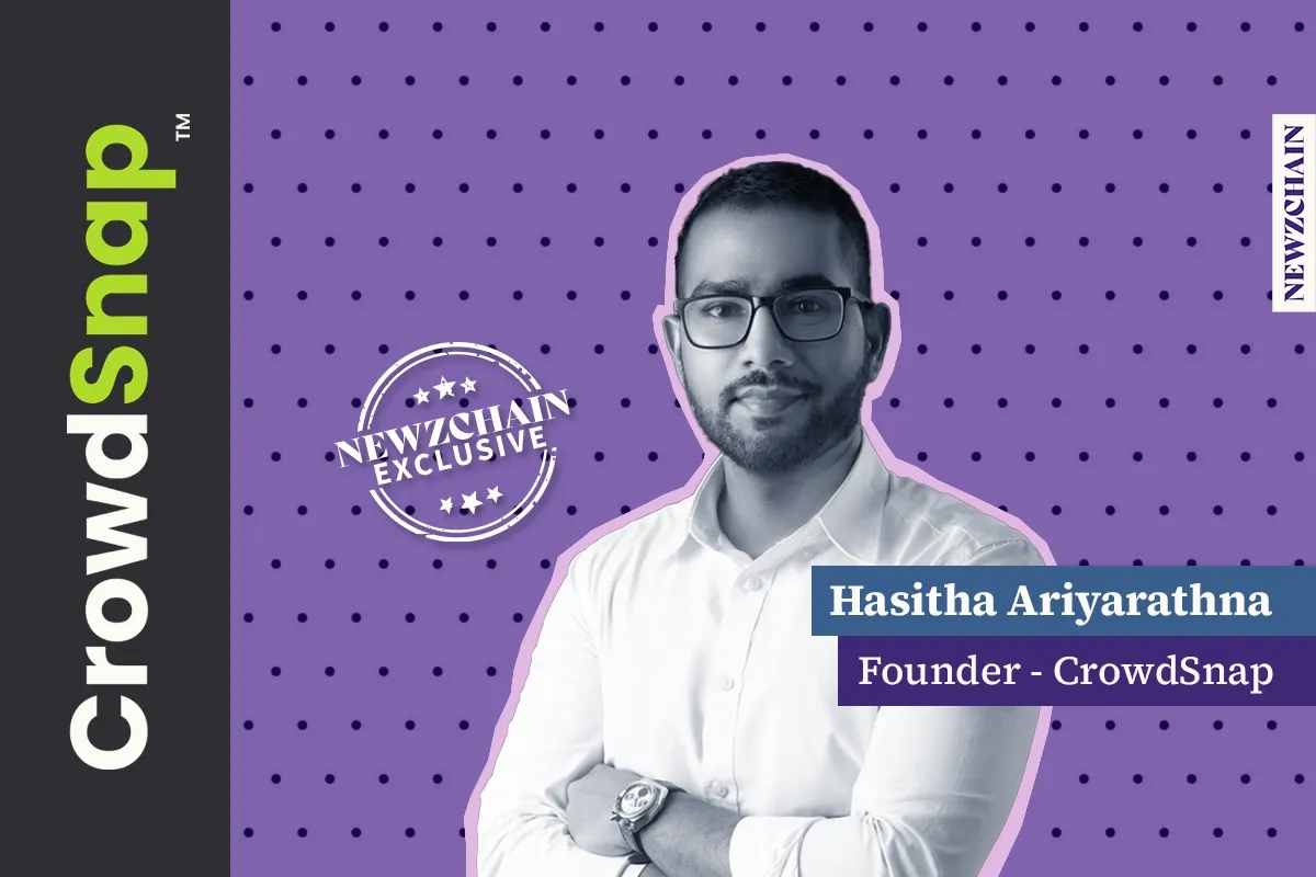 CrowdSnap founder Hasitha A. — a privacy-first research platform with AI, MPC, and blockchain-backed authenticity