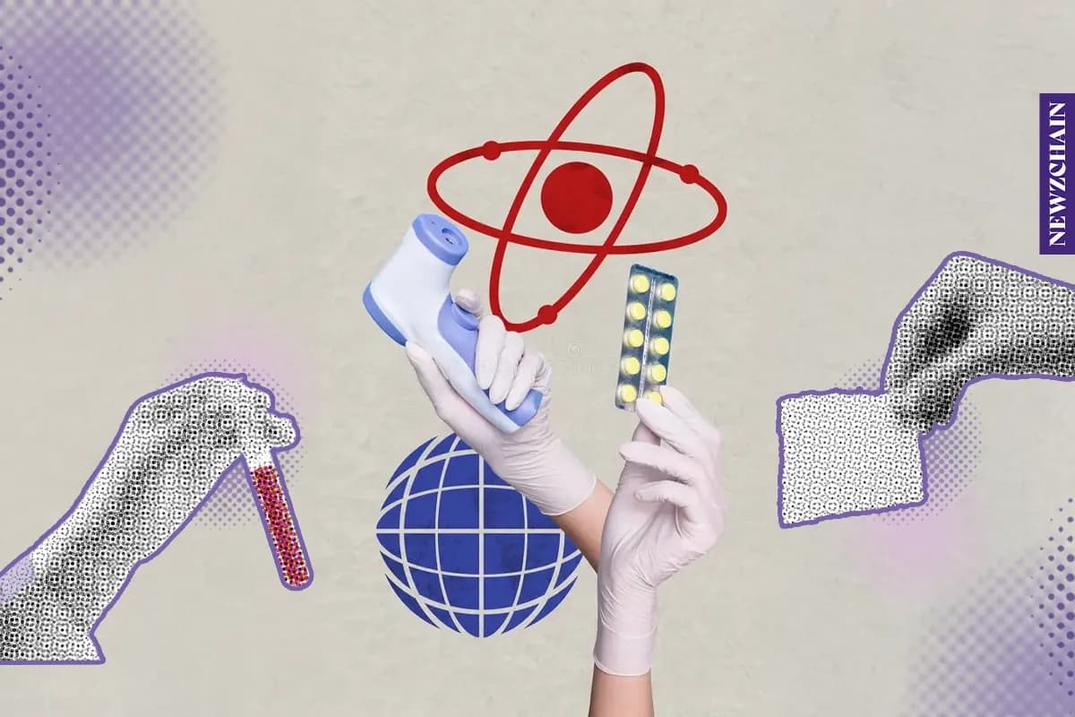 Pharmaceutical lab with scientist at work, representing R&D costs and drug development challenges for startups
