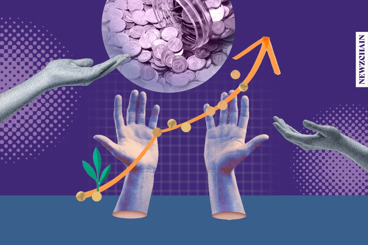 Illustration of crowdfunding concepts for startups: types, platforms, benefits, and pitfalls before launching a campaign.