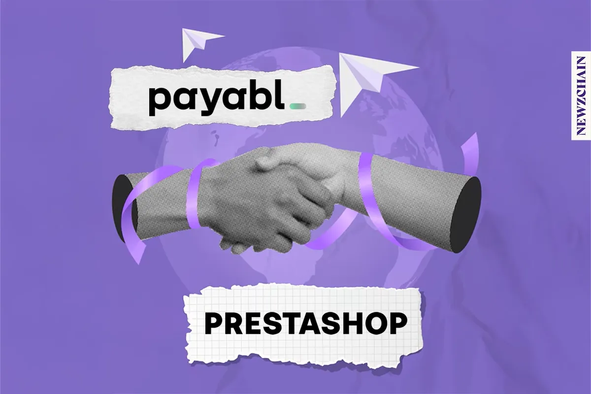 Payabl. and PrestaShop partnership logo graphic for e-commerce payment integration