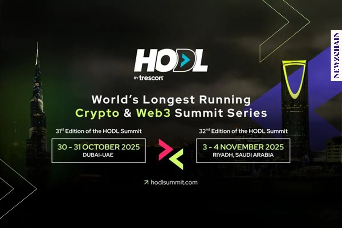 HODL blockchain summit roadshow connecting Dubai and Riyadh in October and November 2025