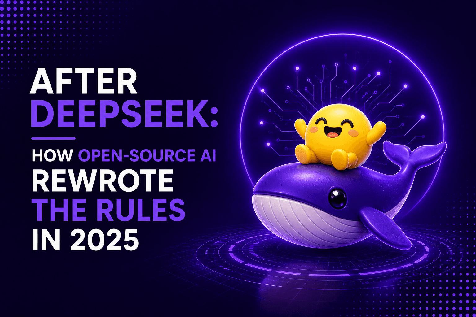 DeepSeek R1 chatbot interface on a smartphone, symbolizing the launch that reshaped open-source AI in 2025