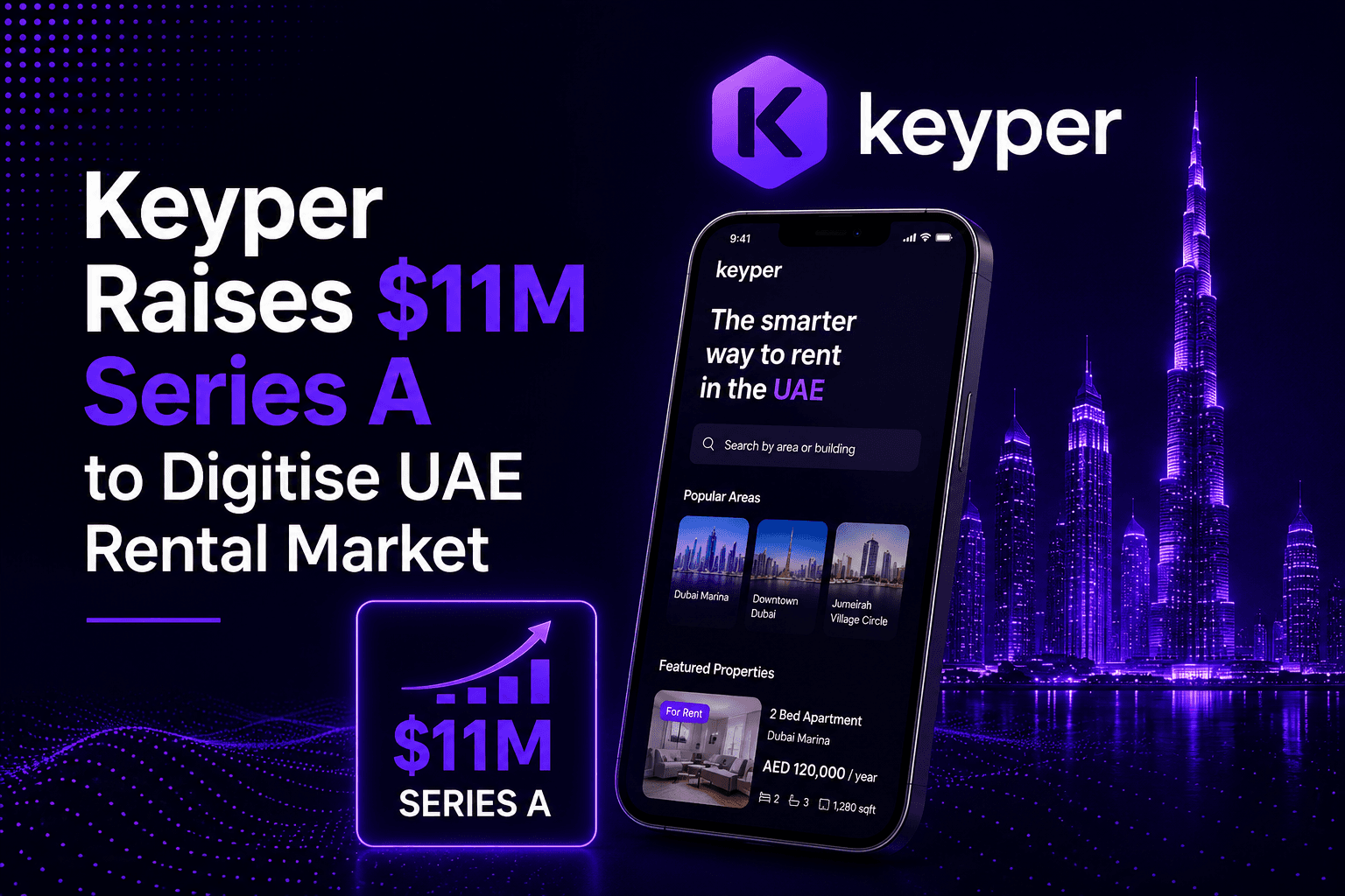 Keyper CEO Omar Abu Innab and co-founder Walid Al Saqqaf, digital real estate platform