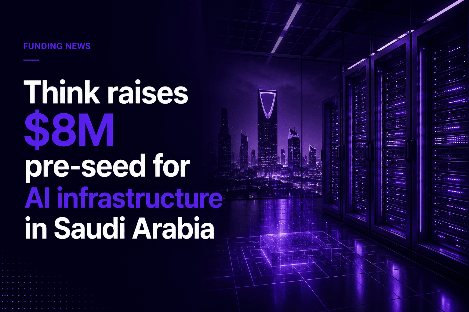 Think raises $8M pre-seed for AI infrastructure in Saudi Arabia