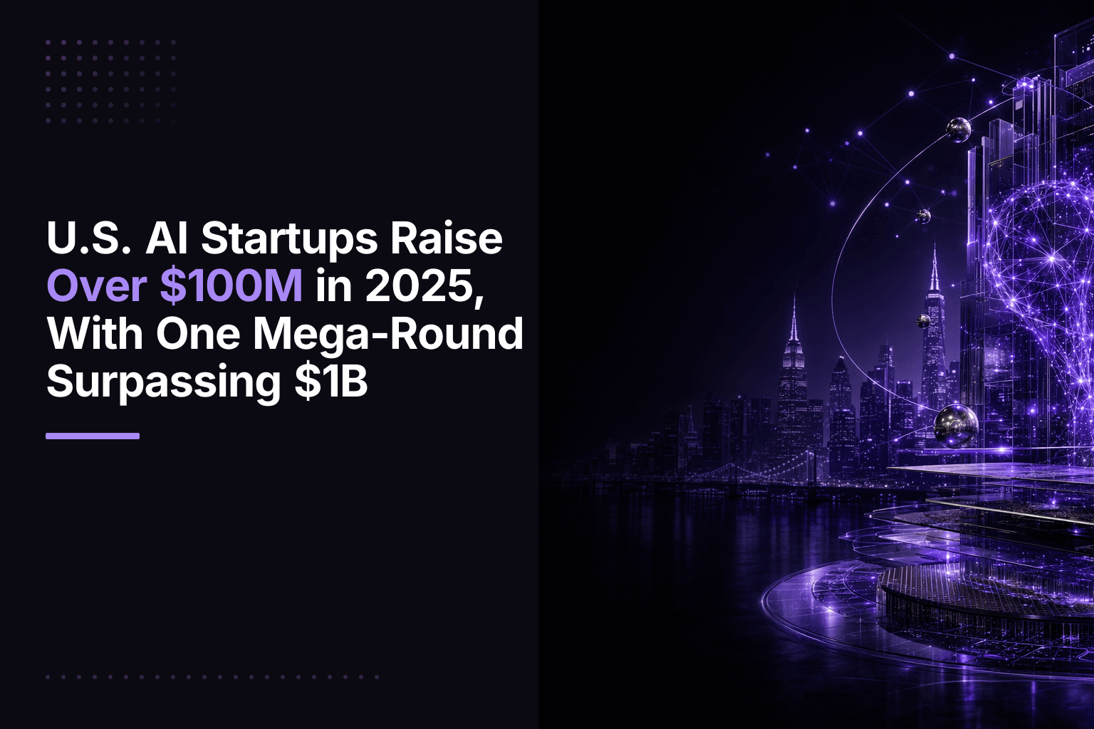 Anthropic logo and $3.5 billion Series E funding graphic, representing U.S. AI startup mega-rounds in 2025