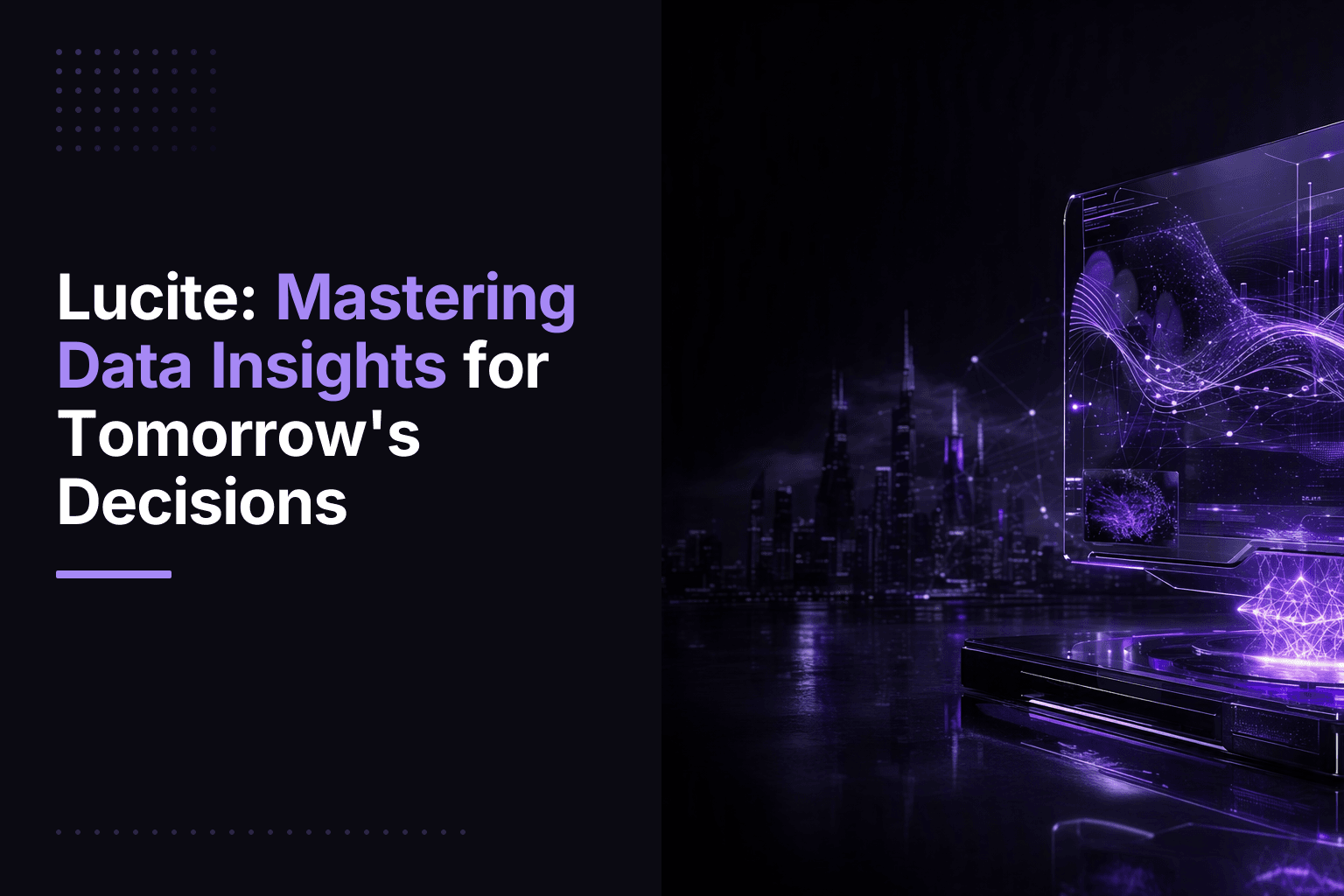 Lucite AI platform dashboard for automated investment banking presentations
