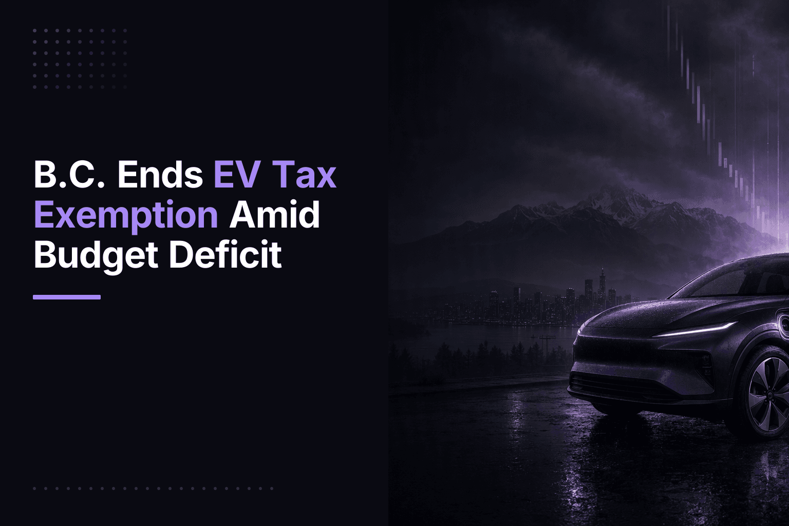 B.C. Finance Minister Brenda Bailey speaking about ending the EV PST exemption due to a record budget deficit.