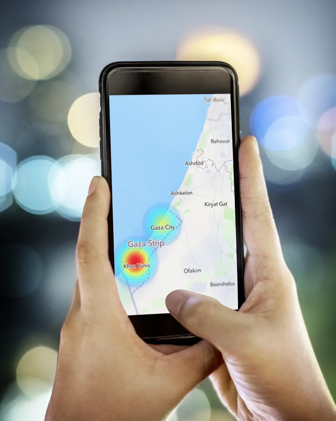 An Opening to Gaza Incidents with Snap Map