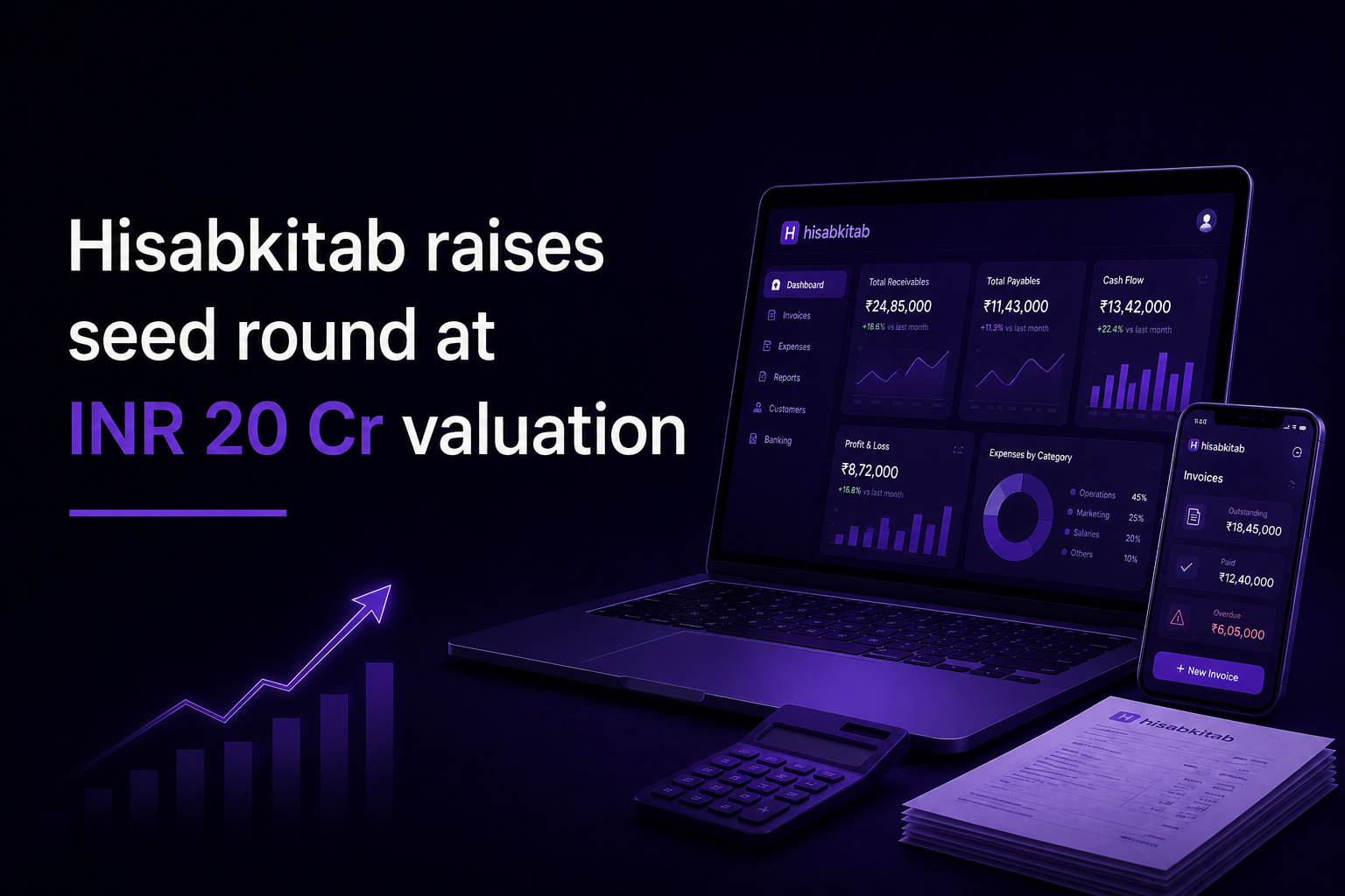 Hisabkitab raises seed round at INR 20 Cr valuation