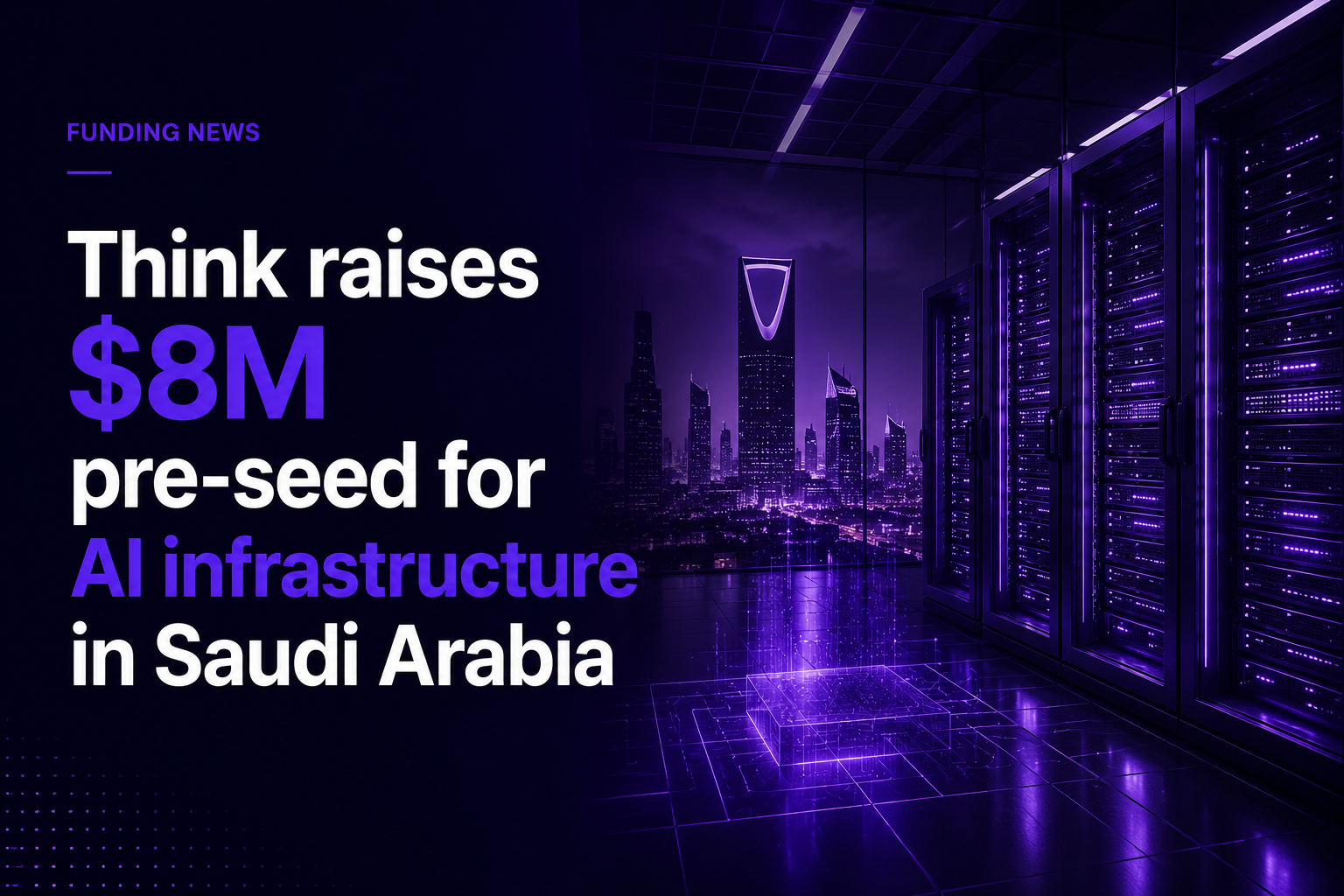 Think raises $8M pre-seed for AI infrastructure in Saudi Arabia